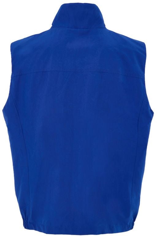 Paul & Shark Blue Polyester Sleveless Jacket Blauw