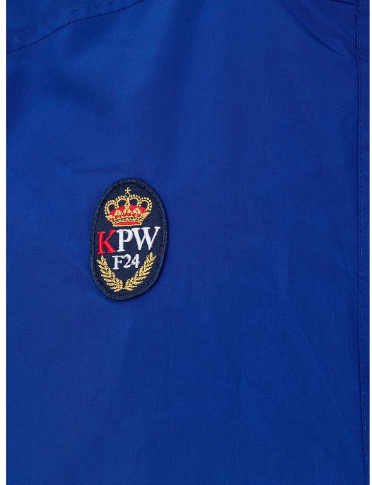 Paul & Shark Blue Polyester Sleveless Jacket Blauw