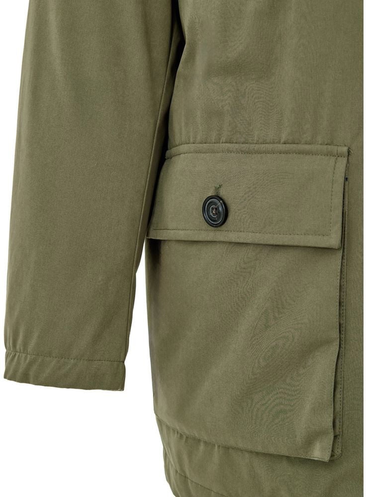 Paul & Shark Paul & Shark Green Polyester Coat Groen