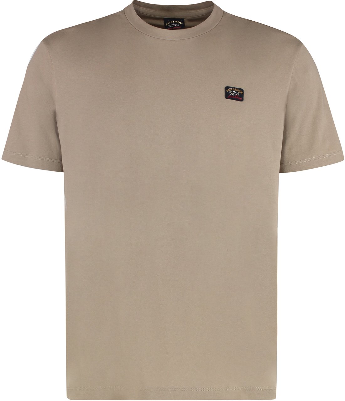 Paul & Shark Cotton crew-neck T-shirt Beige