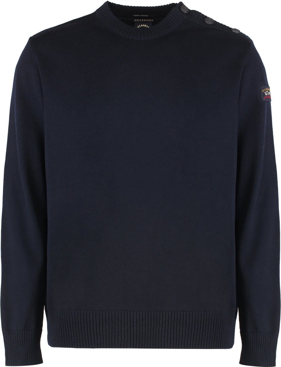 Paul & Shark virgin wool crew-neck sweater Blauw