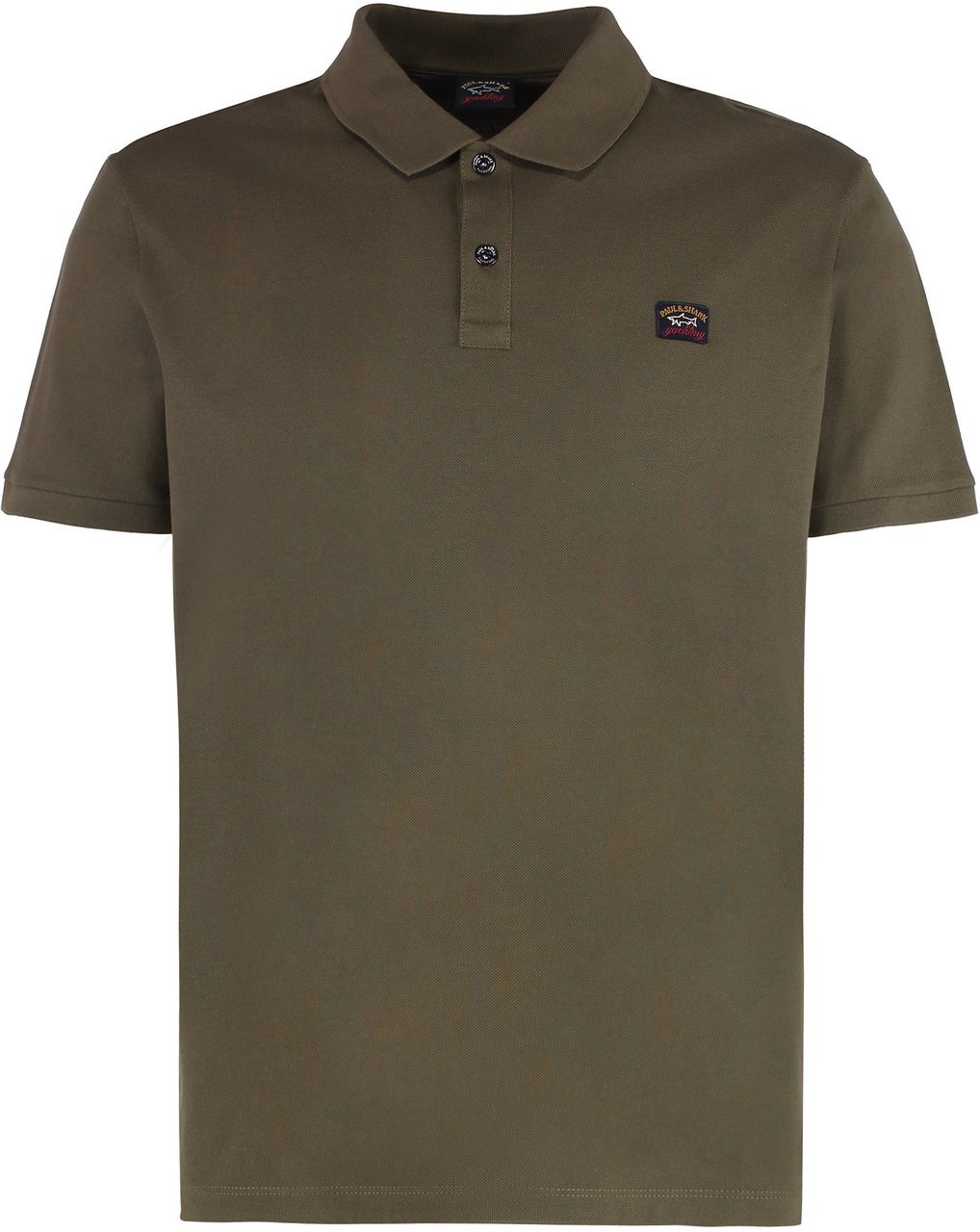 Paul & Shark Cotton-piqué polo shirt Groen