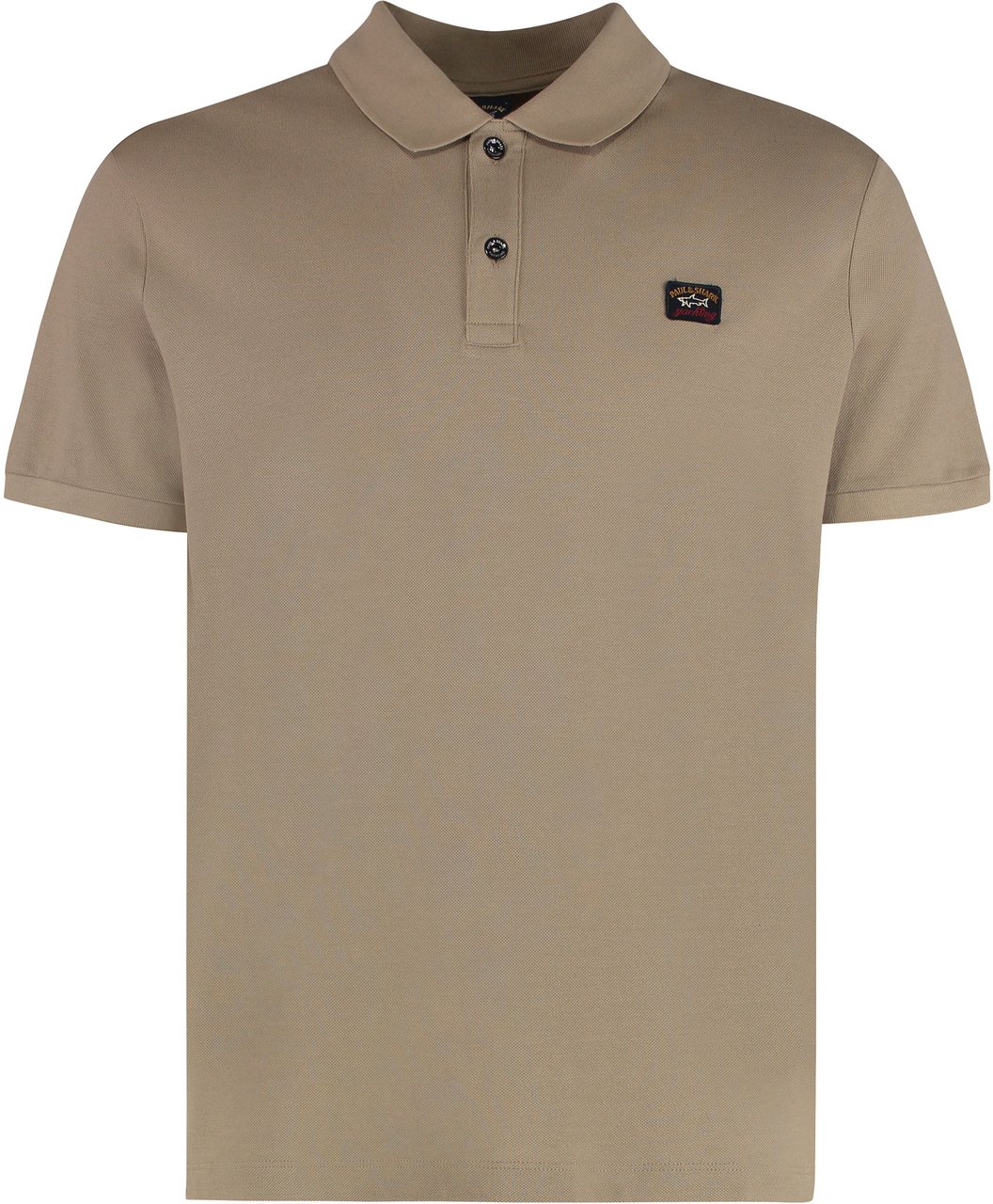 Paul & Shark Cotton-piqué polo shirt Beige