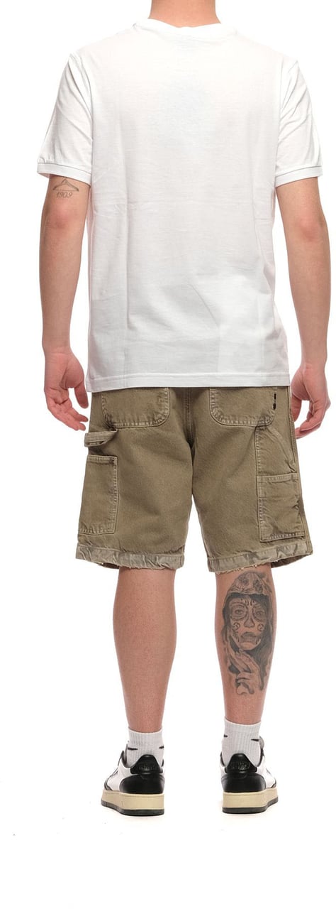 Paul & Shark Basic T-Shirt With Ribbed Crew Neck Wit