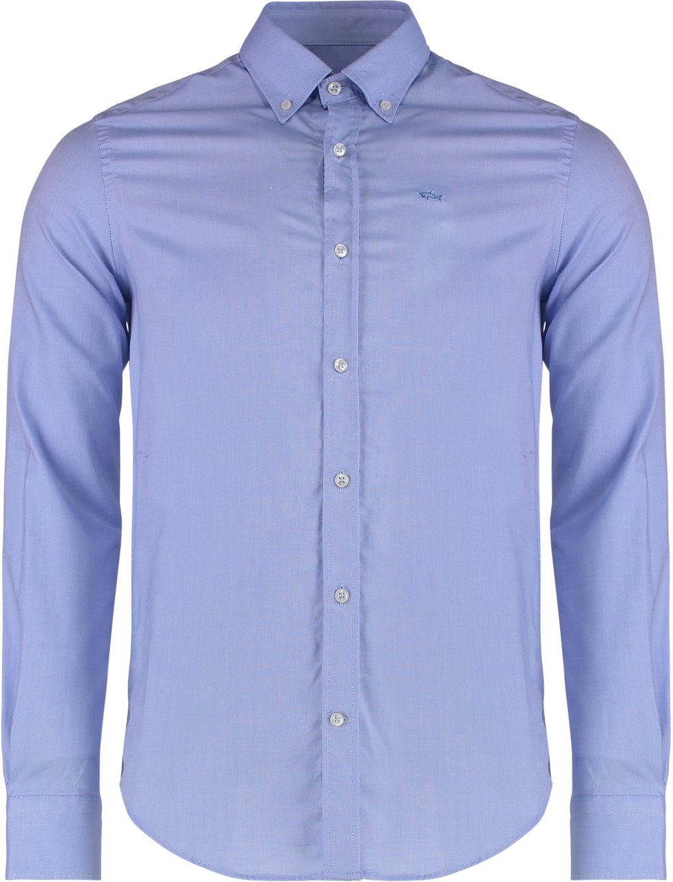 Paul & Shark Cotton shirt Lichtblauw