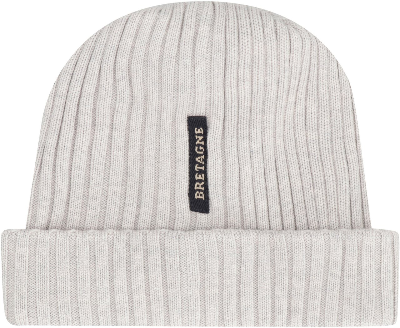 Paul & Shark Ribbed wool beanie Grijs