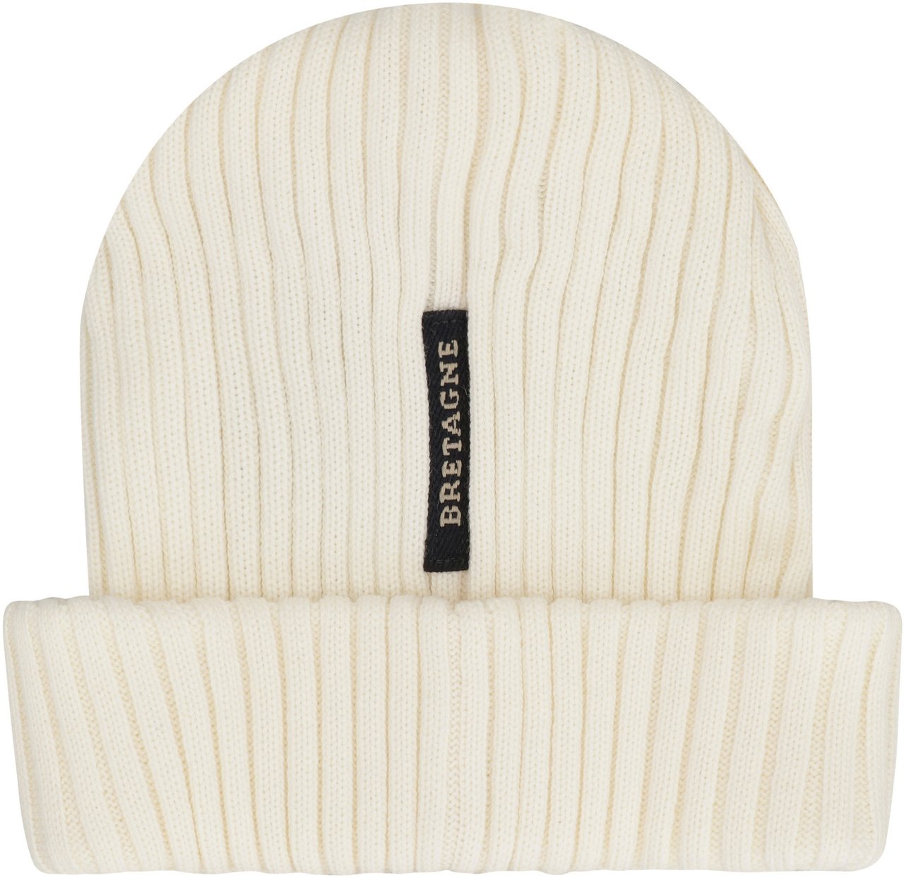 Paul & Shark Ribbed wool beanie Wit