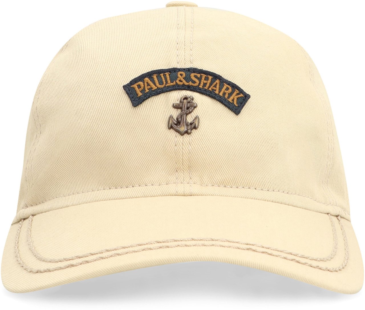 Paul & Shark Logo baseball cap Beige