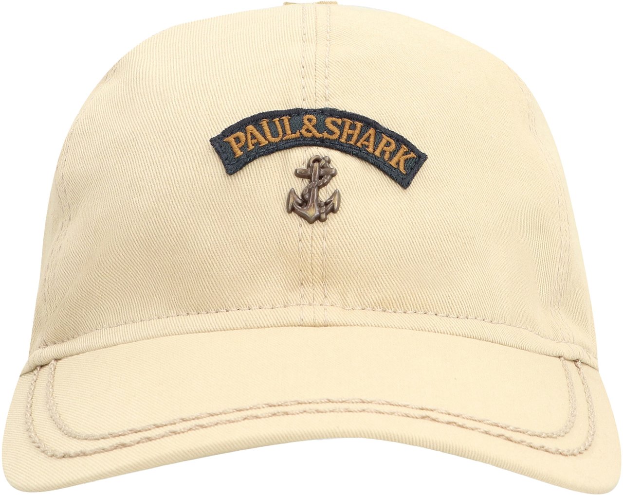 Paul & Shark Logo baseball cap Beige