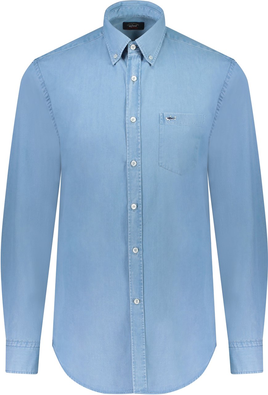 Paul & Shark Overhemd Blauw Blauw