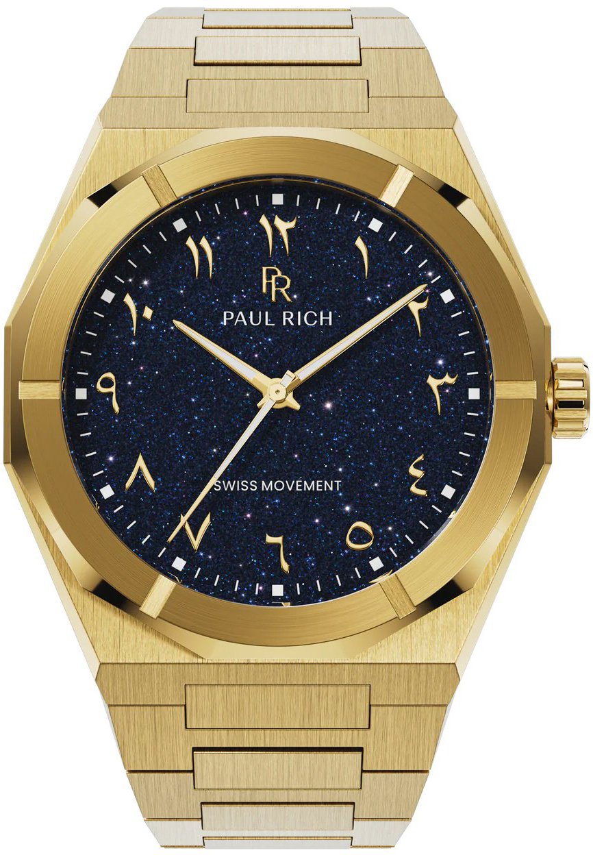 Paul Rich Star Dust II Desert Gold ARAB202 horloge Blauw