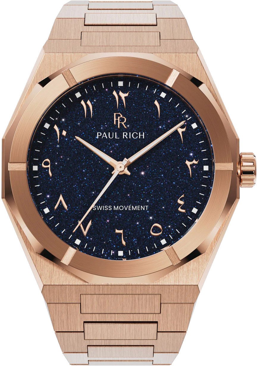 Paul Rich Star Dust II Desert Gold ARAB204 horloge Blauw