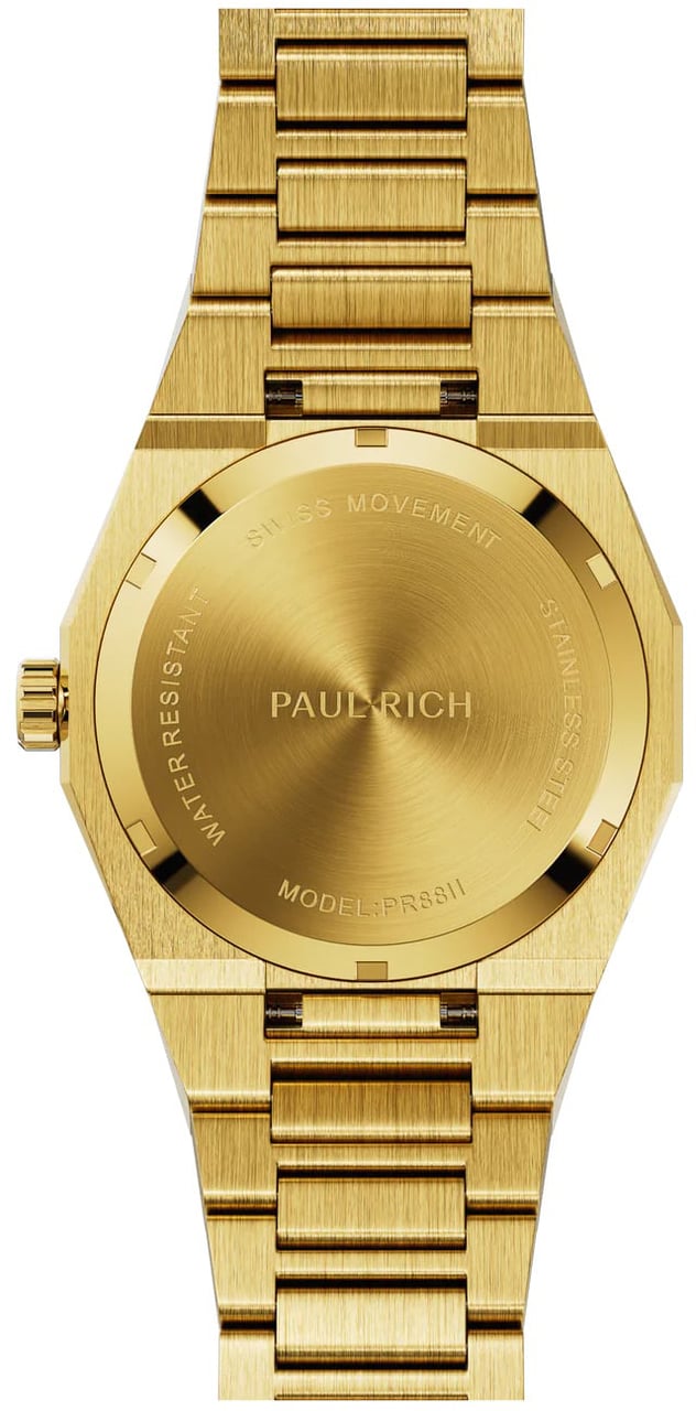 Paul Rich Star Dust II Desert Flame Arabic Gold ARAB209 horloge Rood