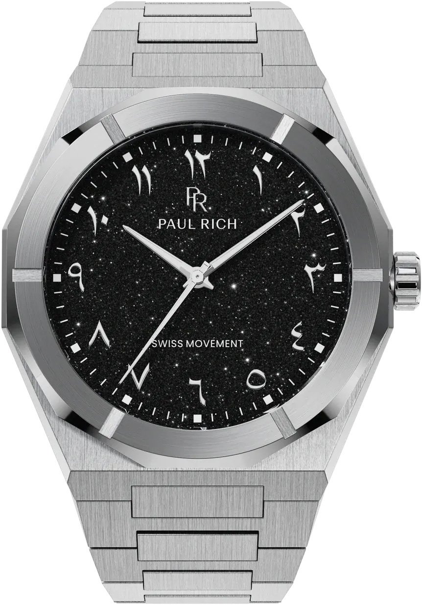 Paul Rich Star Dust II Shadow Oasis ARAB212 horloge Zwart