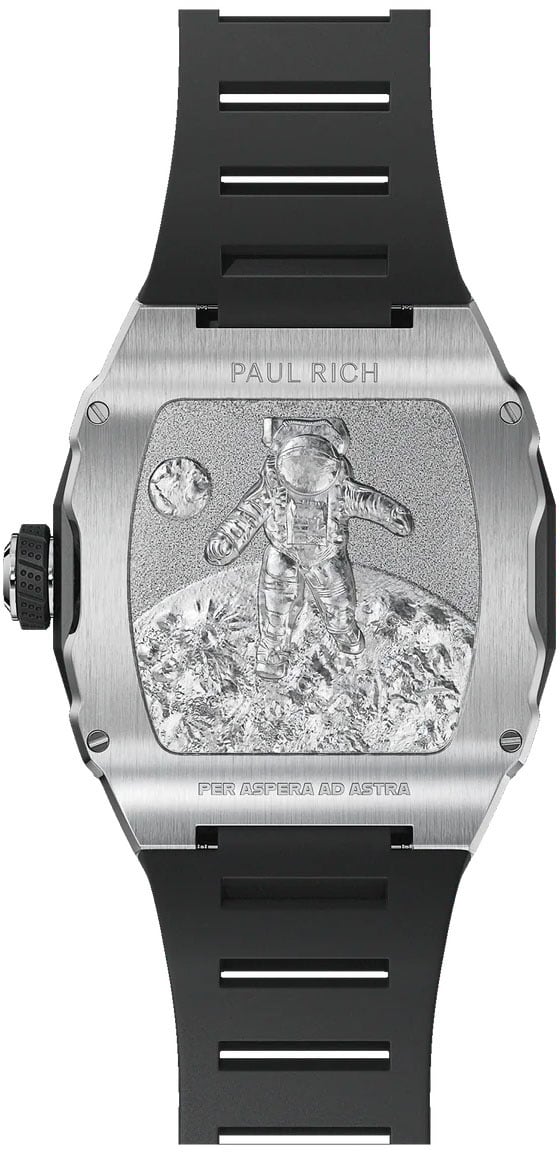 Paul Rich Astro Classic Abyss Silver Black AS01 horloge Blauw