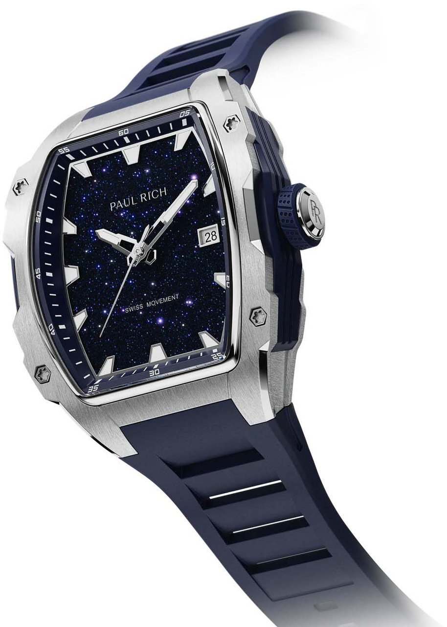 Paul Rich Astro Classic Abyss Lunar Blue AS02 horloge Blauw