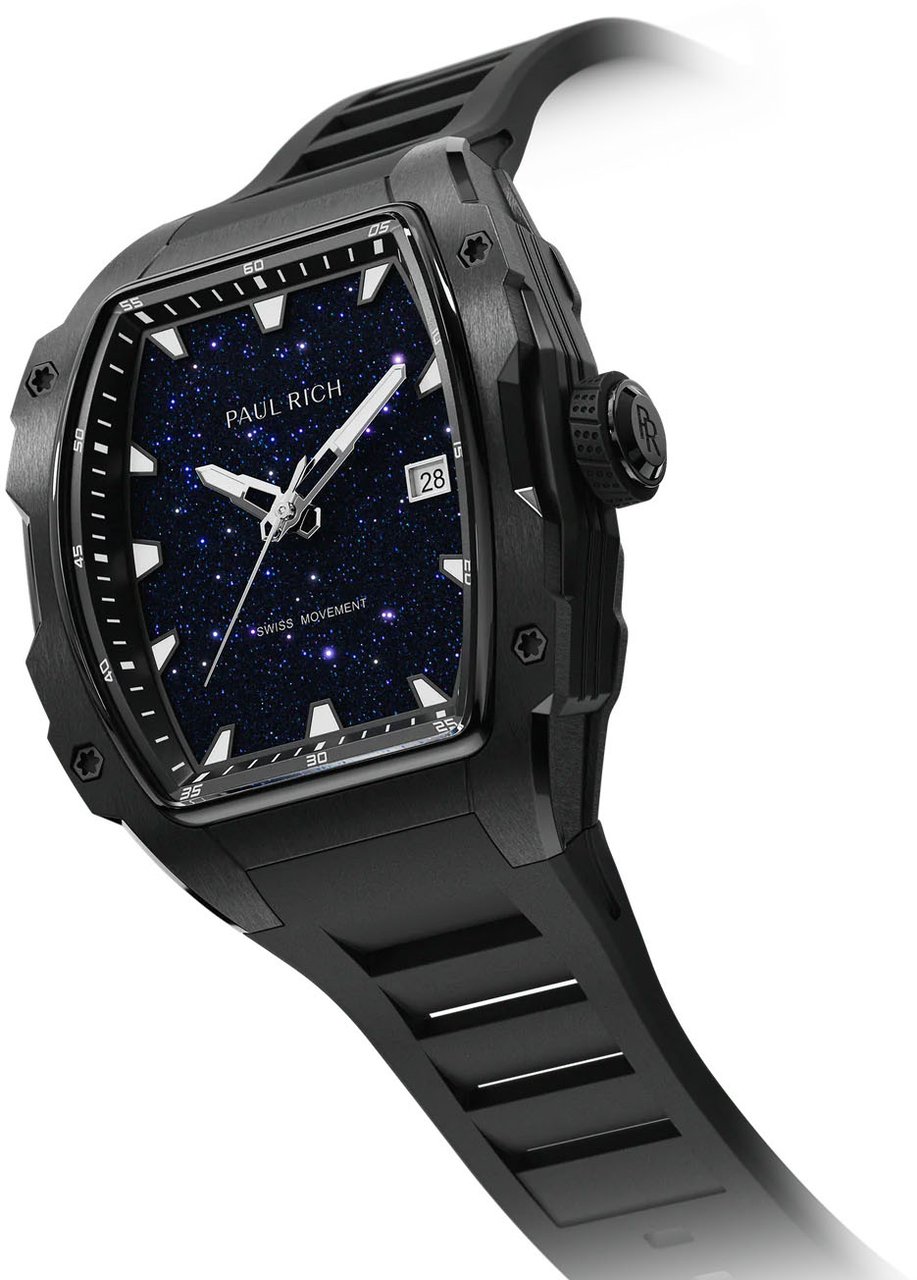 Paul Rich Astro Classic Galaxy Black AS03 horloge Blauw
