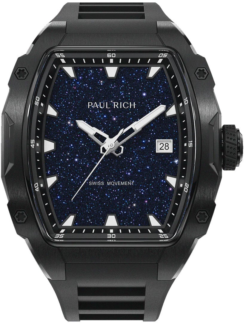 Paul Rich Astro Classic Galaxy Black AS03 horloge Blauw