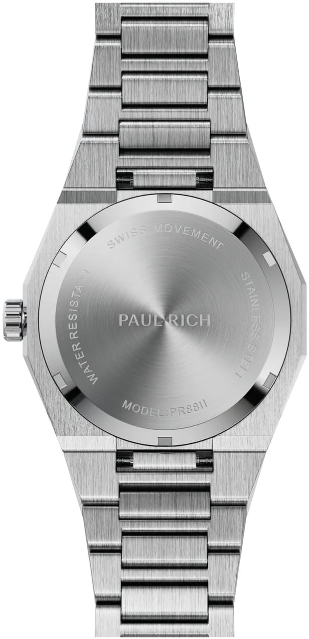 Paul Rich Frosted Star Dust II Emerald Mirage Arabic Silver FARAB206 horloge Groen