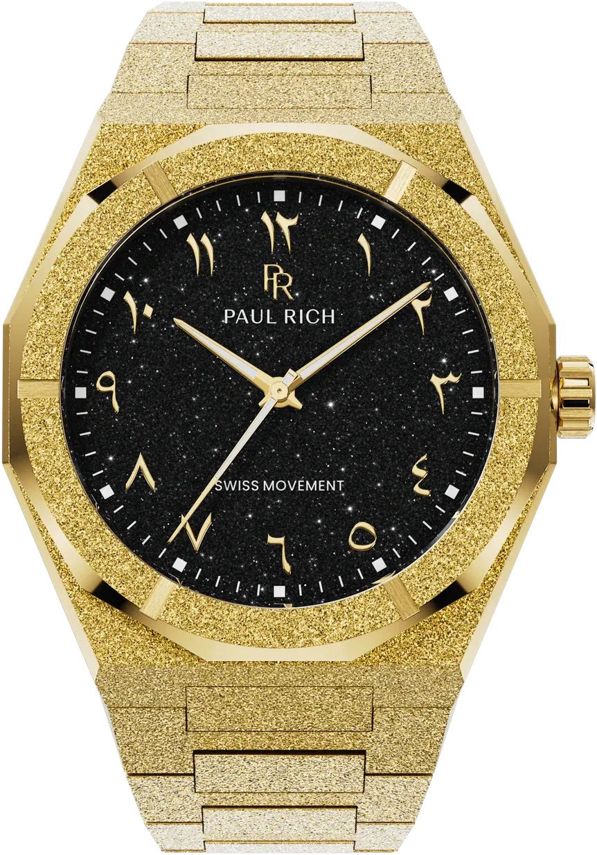 Paul Rich Frosted Star Dust II Obsidian Desert FARAB210 horloge Zwart
