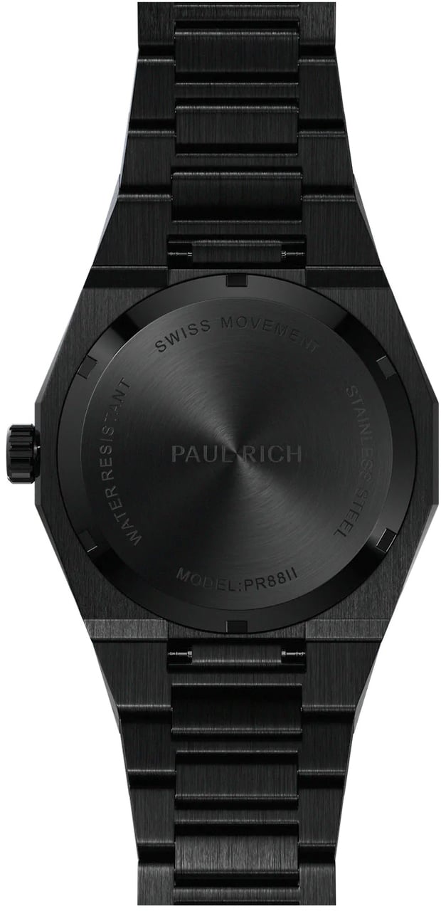 Paul Rich Frosted Star Dust II Desert Phantom FARAB211 horloge Zwart