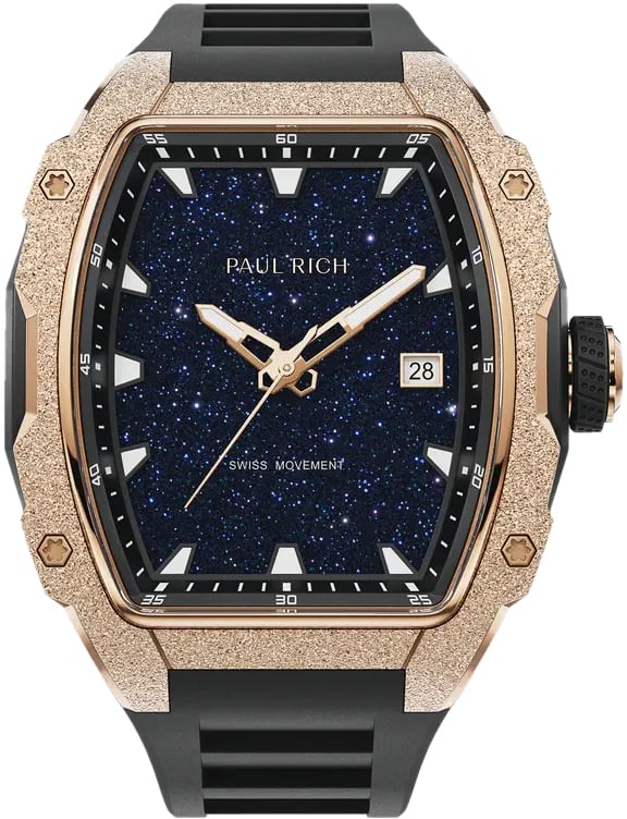 Paul Rich Astro Eclipse Gold FAS03 horloge 42.5 mm Blauw