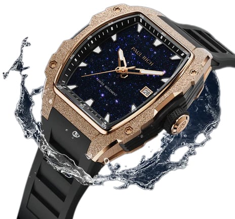 Paul Rich Astro Eclipse Gold FAS03 horloge 42.5 mm Blauw