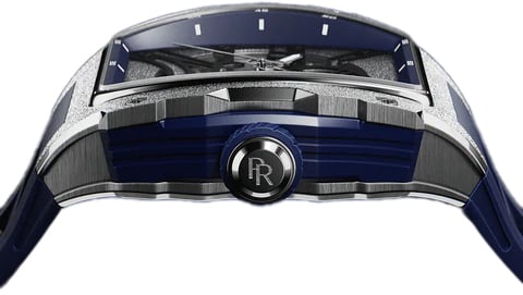 Paul Rich Astro Day & Date Lunar Silver FAS11 horloge 42.5 mm Blauw