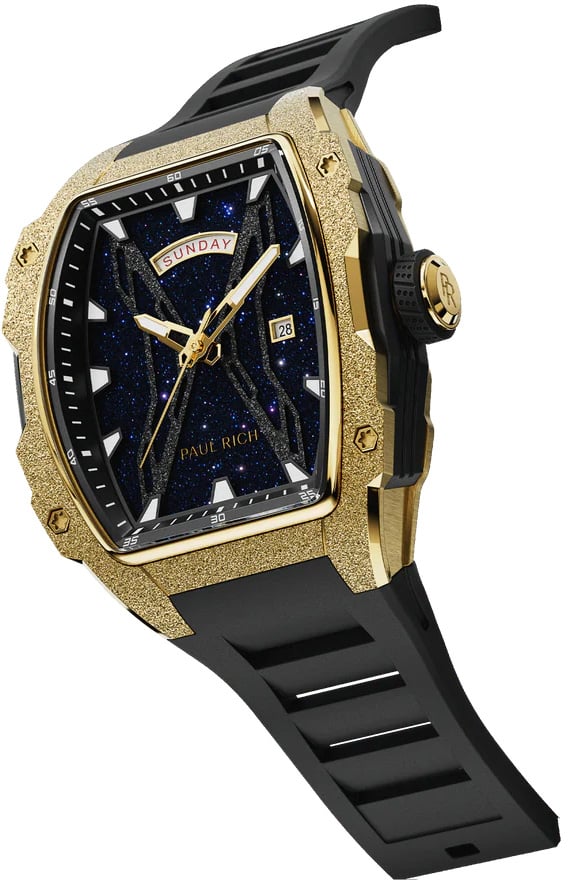 Paul Rich Astro Day & Date Mason Gold FAS14 horloge 42.5 mm Blauw