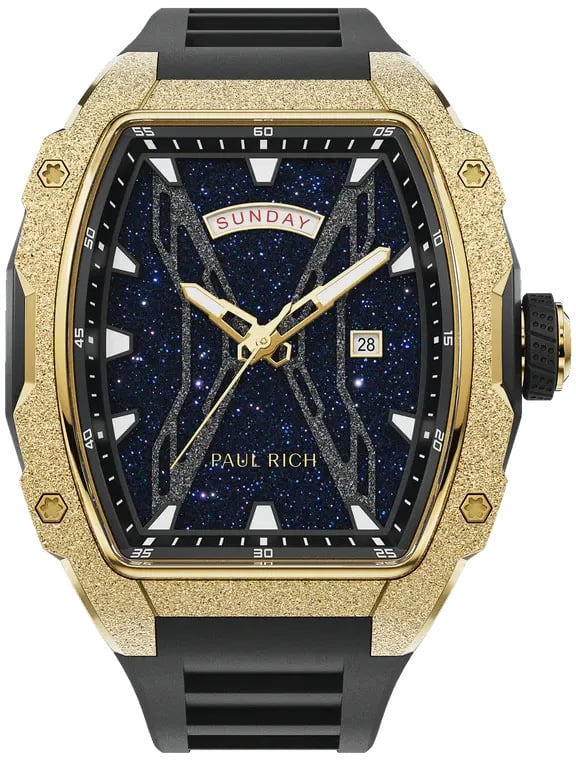 Paul Rich Astro Day & Date Mason Gold FAS14 horloge 42.5 mm Blauw