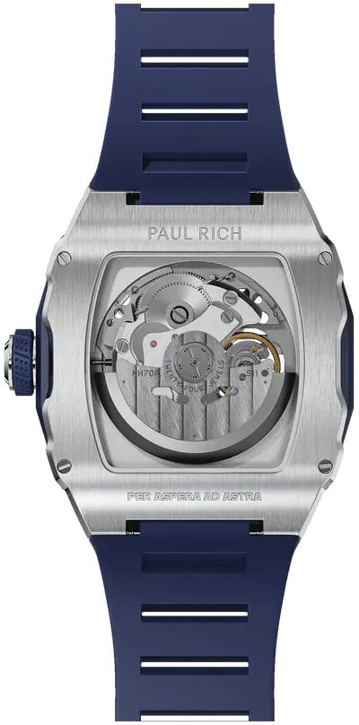 Paul Rich Astro Skeleton Lunar Silver FAS21 automatisch horloge 42.5 mm Zilver