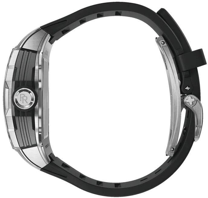 Paul Rich Astro Skeleton Abyss Silver automatisch FAS22 horloge 42.5 mm Zilver