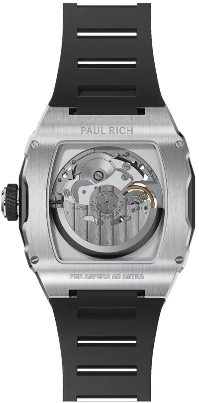 Paul Rich Astro Skeleton Abyss Silver automatisch FAS22 horloge 42.5 mm Zilver