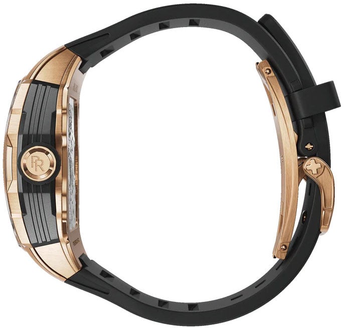 Paul Rich Astro Skeleton Eclipse Gold FAS23 automatisch horloge 42.5 mm Zwart