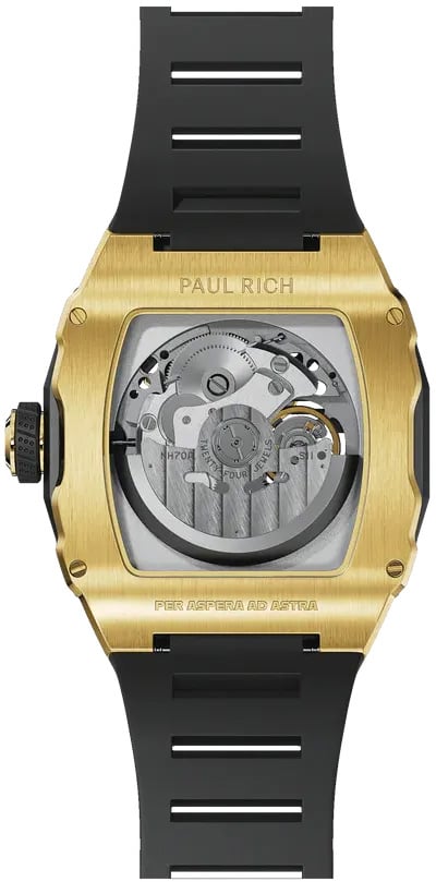 Paul Rich Astro Skeleton Mason Gold FAS24 automatisch horloge 42.5 mm Zwart