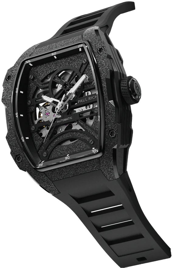 Paul Rich Astro Skeleton Galaxy Black FAS25 automatisch horloge 42.5 mm Zwart