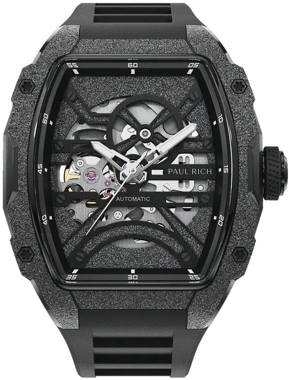 Paul Rich Astro Skeleton Galaxy Black FAS25 automatisch horloge 42.5 mm Zwart