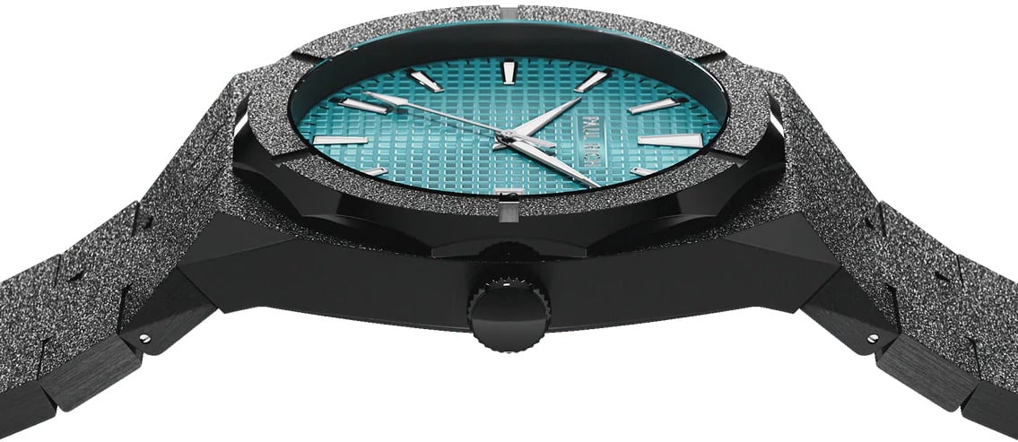 Paul Rich Frosted Star Dust Arctic Waffle Black FSD35 horloge Blauw