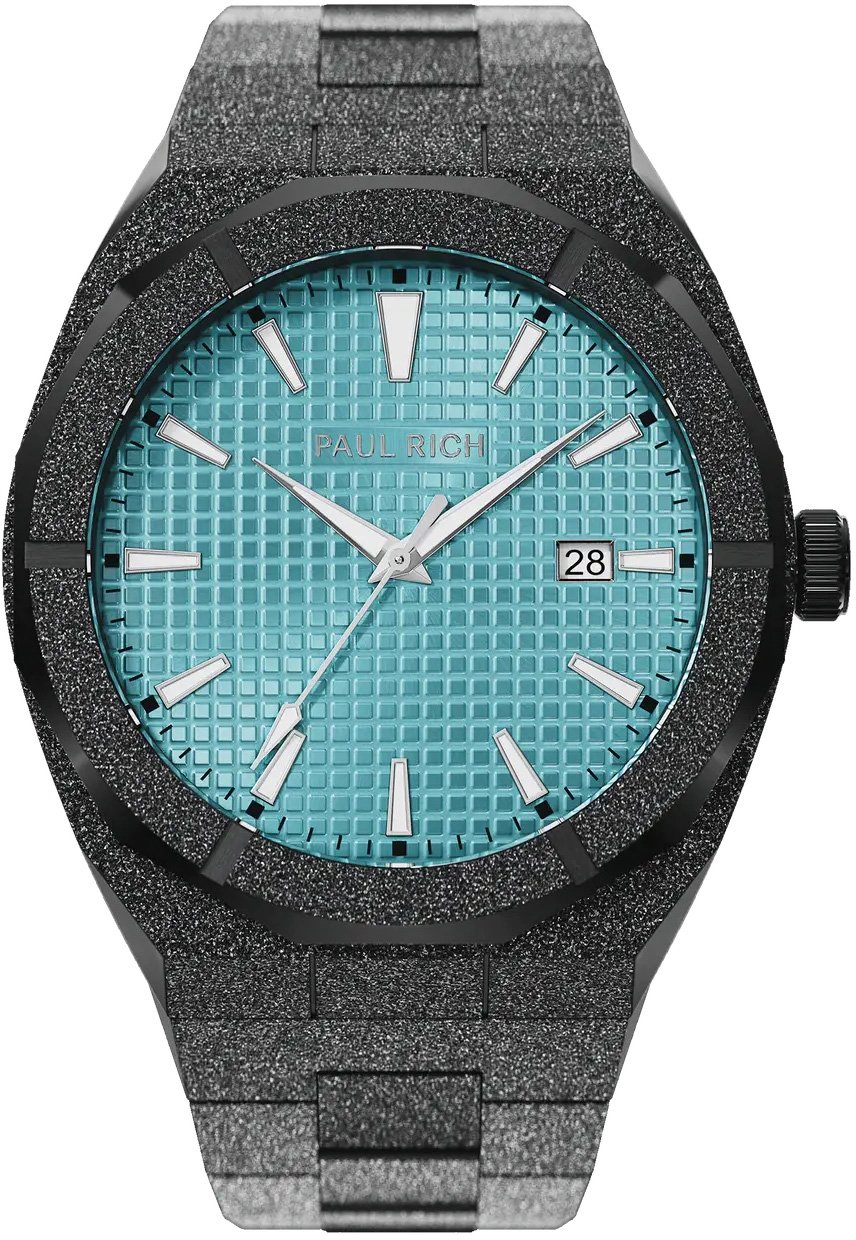 Paul Rich Frosted Star Dust Arctic Waffle Black FSD35 horloge Blauw