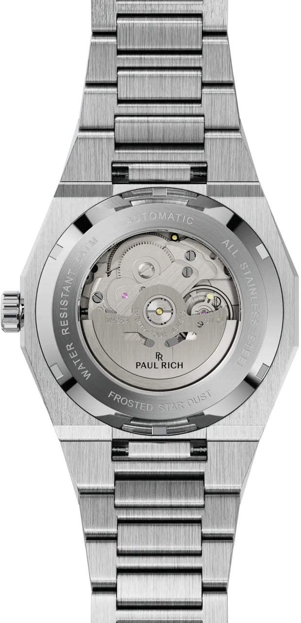 Paul Rich Frosted Star Dust II Silver FSDA01 Automatic horloge Blauw