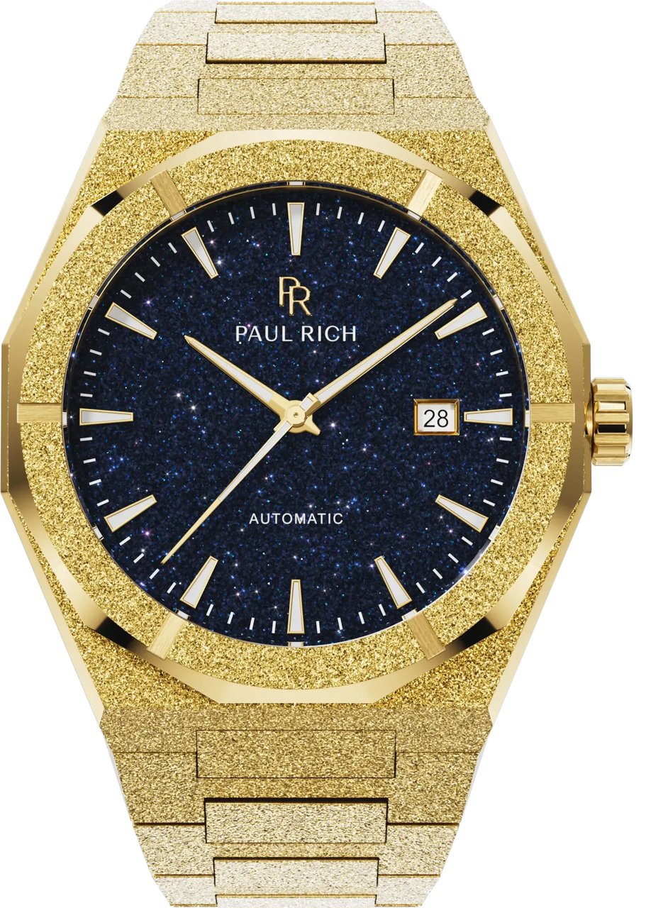 Paul Rich Frosted Star Dust II Gold FSDA02 Automatic horloge Blauw
