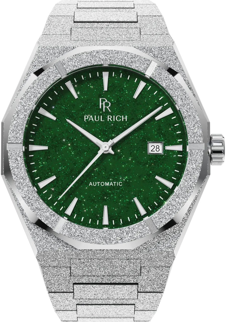 Paul Rich Frosted Star Dust II Silver Green FSDA05 Automatic horloge Groen