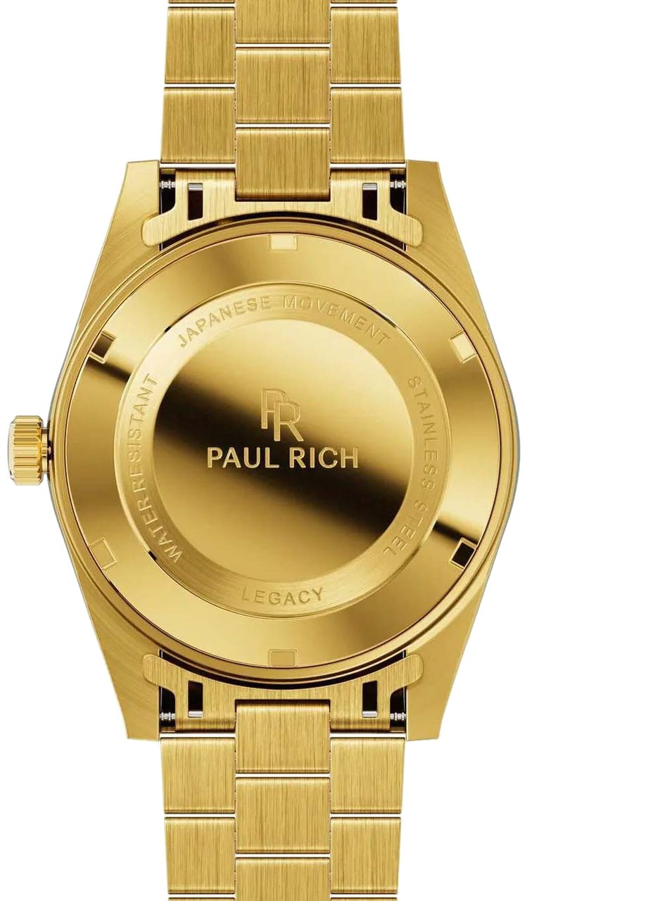 Paul Rich Legacy Aventurine Gold Green LEG01 horloge Groen