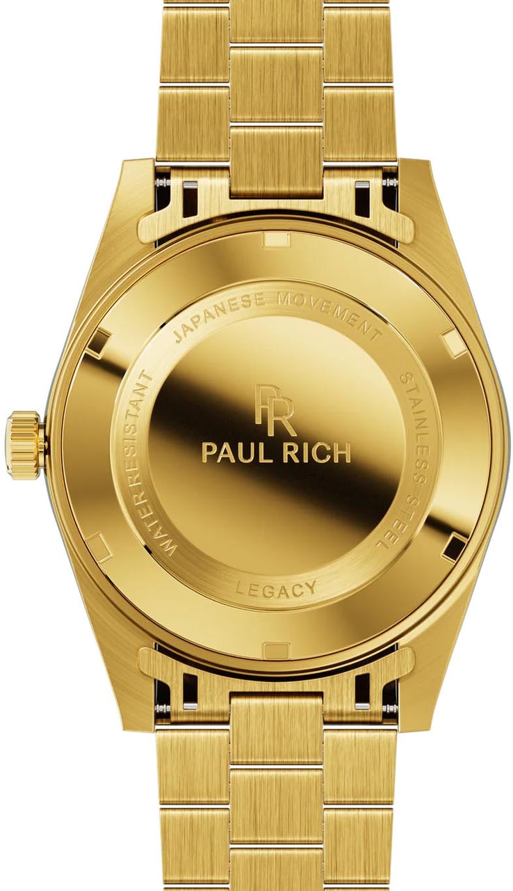 Paul Rich Legacy Rainbow Limited Gold LEG02RA horloge Zwart