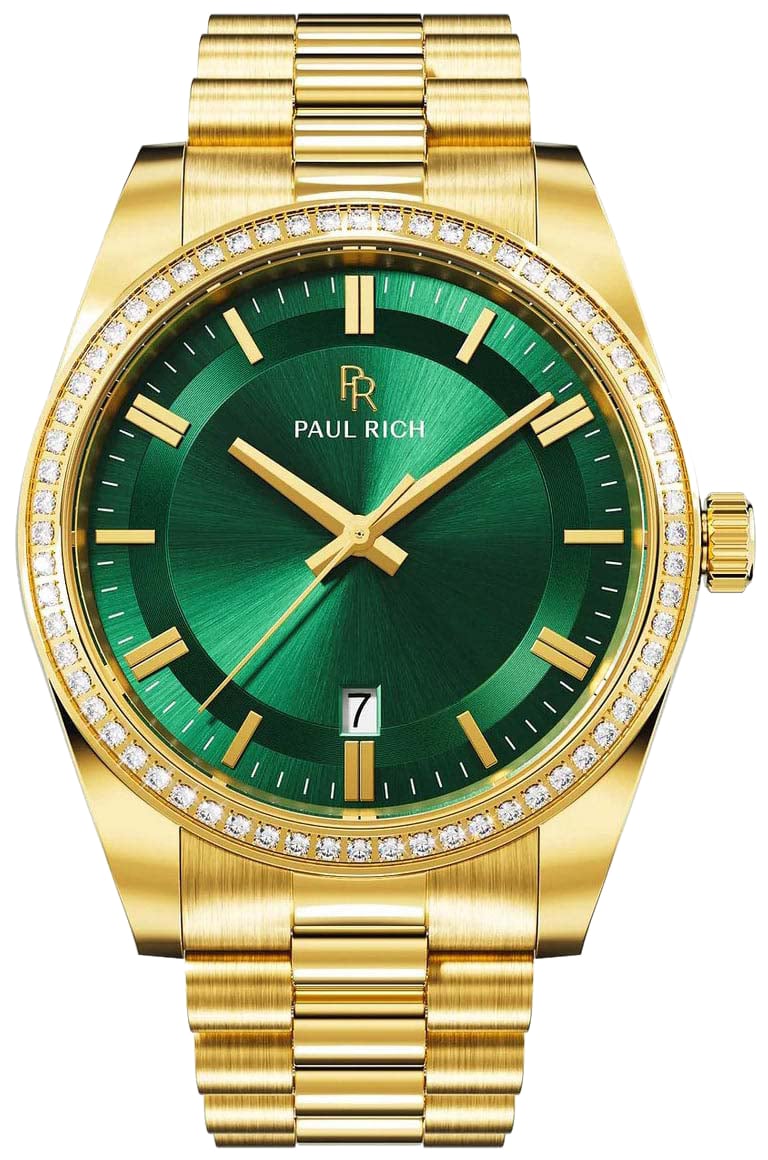 Paul Rich Legacy Gold Green LEG03 horloge Groen