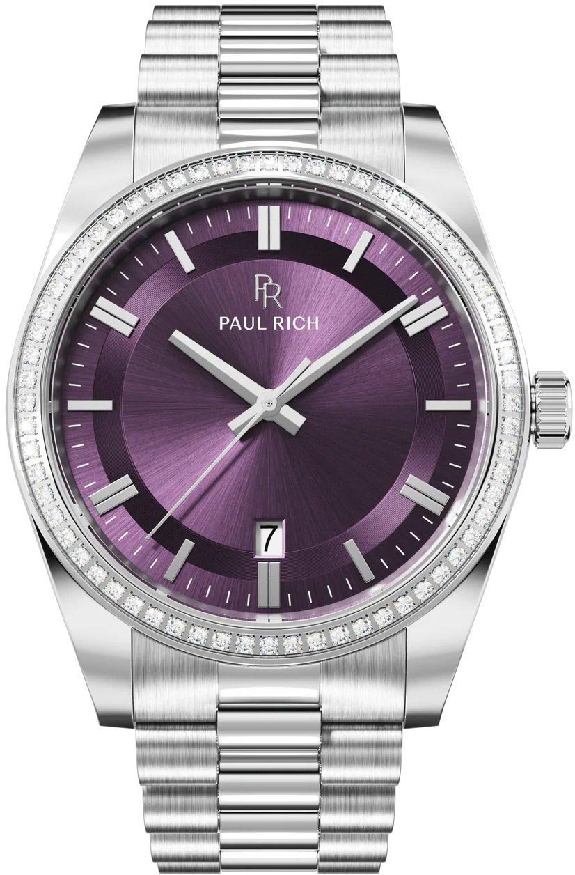 Paul Rich Legacy Silver Plum LEG10 horloge Zilver
