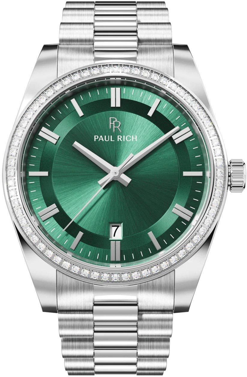 Paul Rich Legacy Silver Green LEG11 horloge Groen