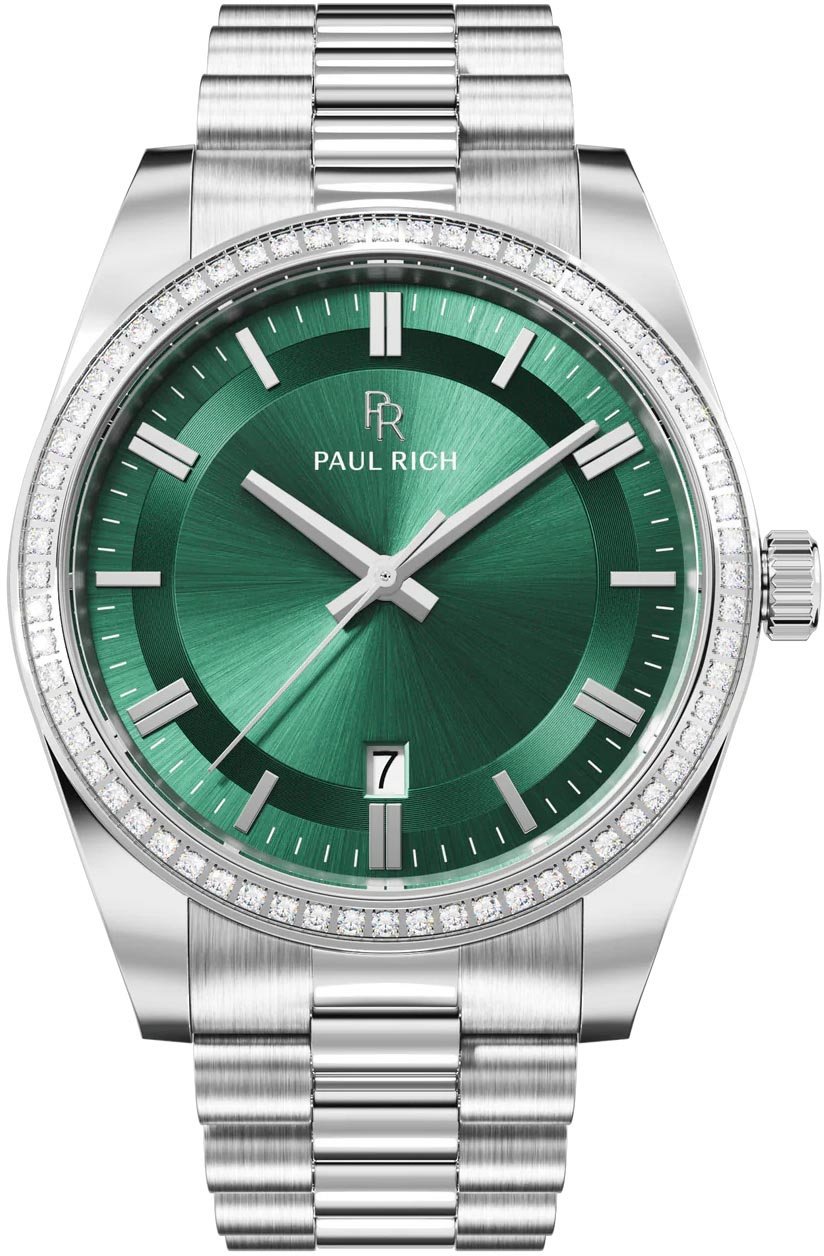 Paul Rich Legacy Silver Green LEG11 horloge Groen