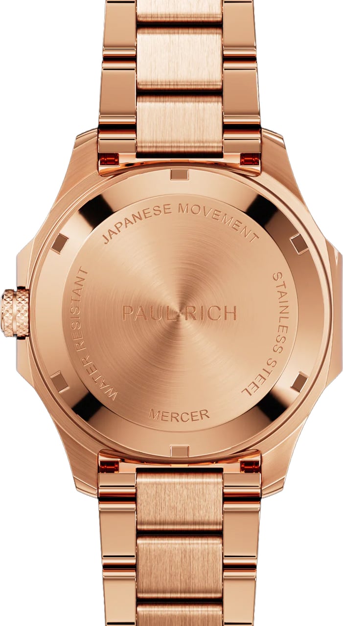 Paul Rich Mercer Regent Aventurine Blue MER04 horloge Blauw