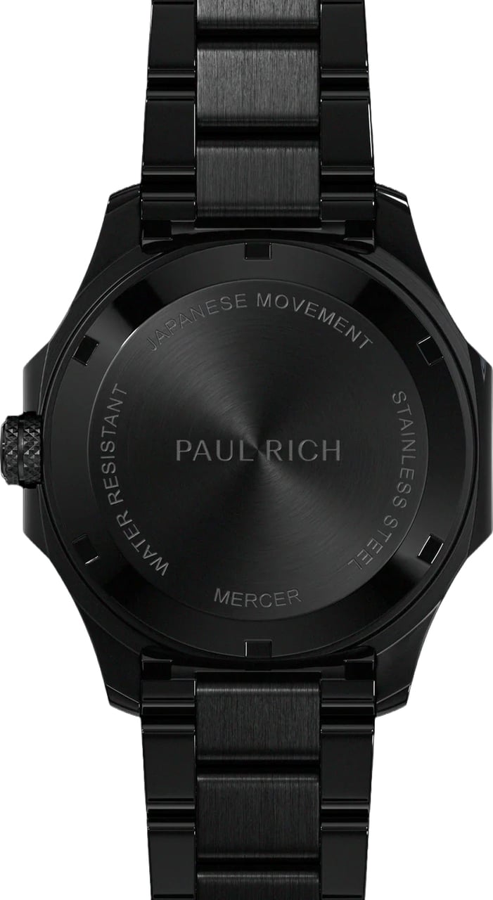 Paul Rich Mercer Gotham MER06 horloge Zwart